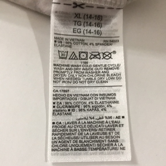 Old Navy Girl’s Tan and Cream Size XL/14-16 Biker Shorts - Picture 5 of 5